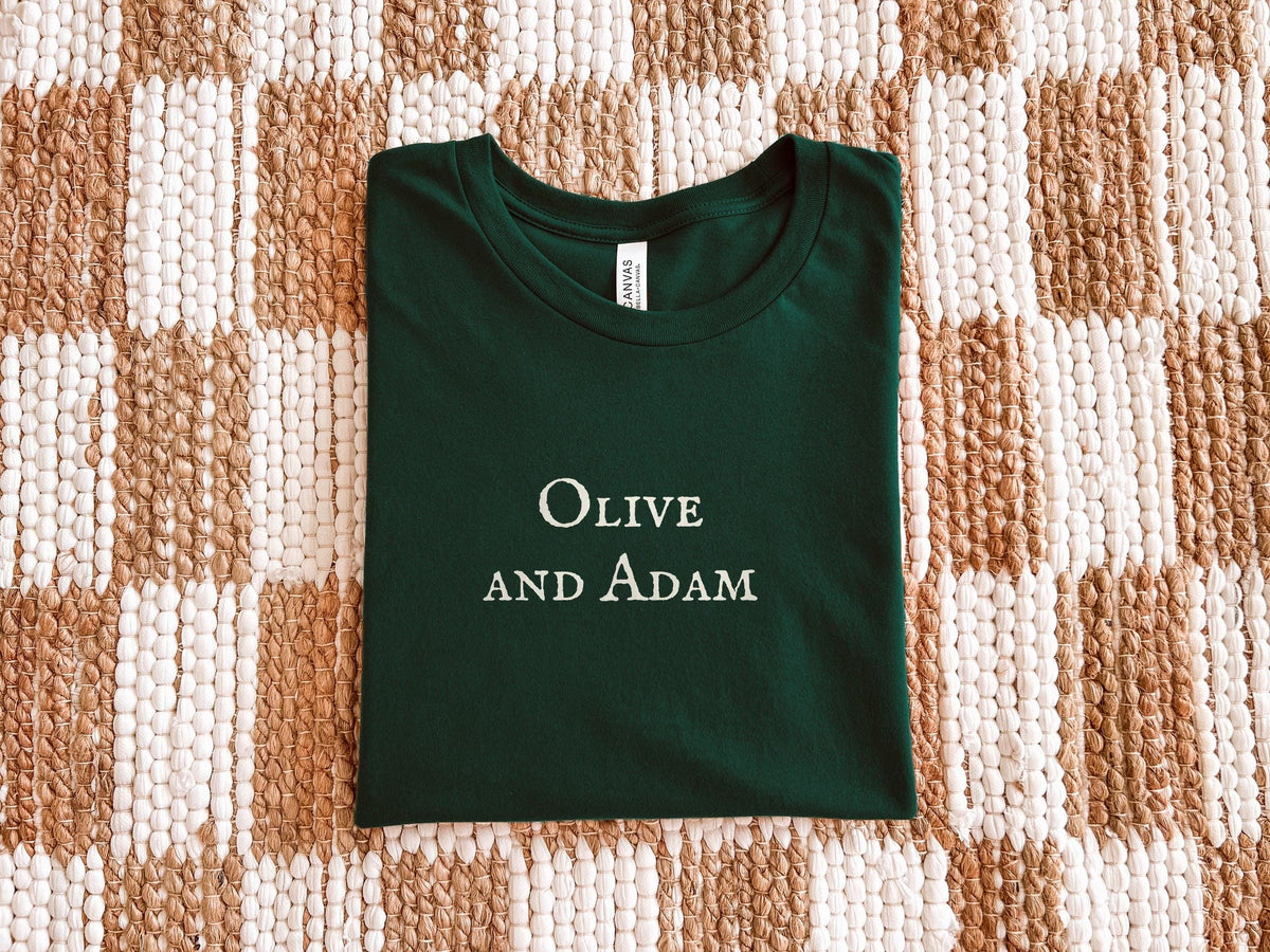 Olive and Adam | The Love Hypothesis | Bella Canvas T-Shirt