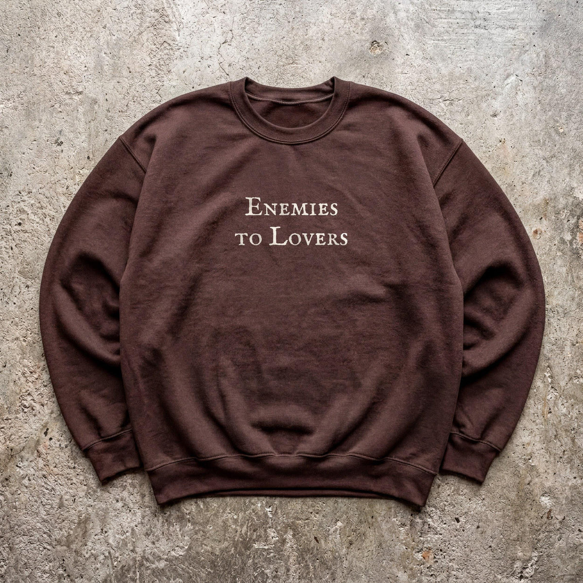 Enemies to Lovers Crewneck Sweatshirt, Romance Reader