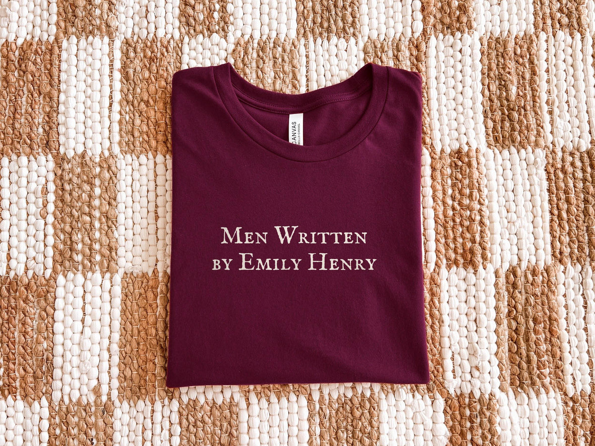 Men Written by Emily Henry | Bella Canvas T-Shirt