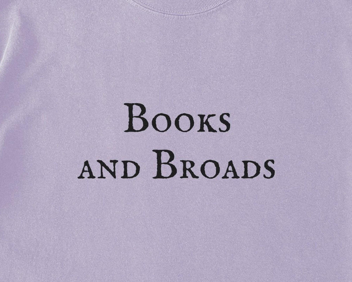 Books and Broads Comfort Colors T-Shirt, Funny Bookish