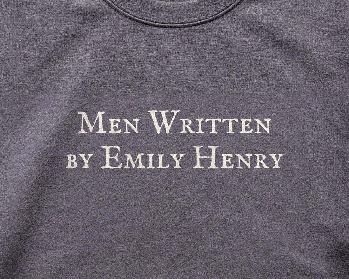 Men Written by Emily Henry | Crewneck Sweatshirt
