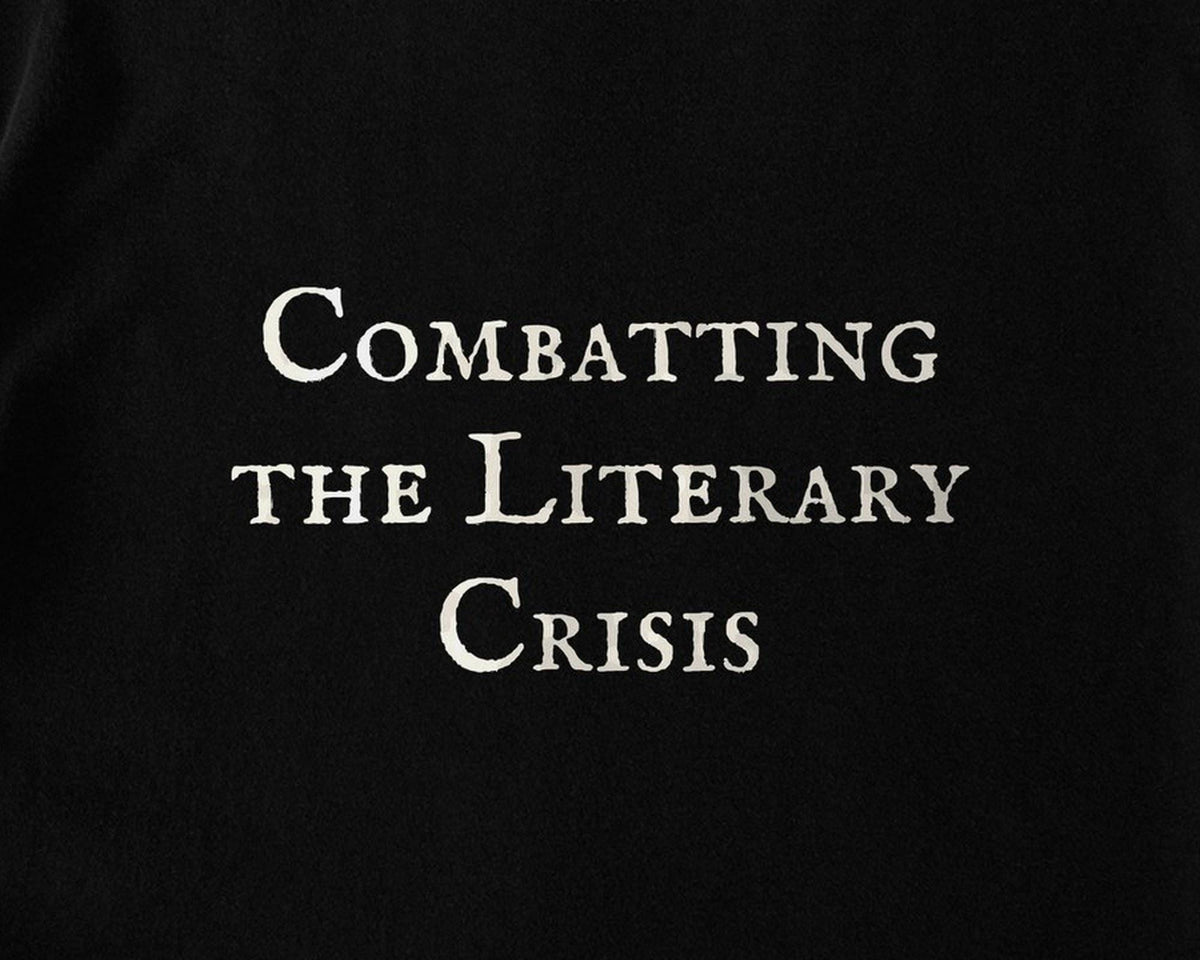 Combatting the Literary Crisis Comfort Colors T-Shirt, Funny Bookish