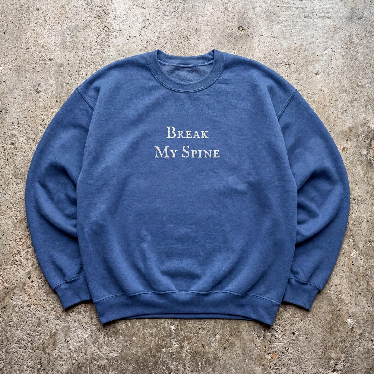 Break My Spine Crewneck Sweatshirt, Funny Bookish