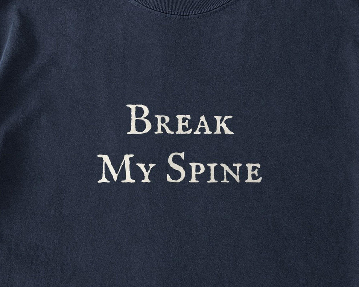 Break My Spine Comfort Colors T-Shirt, Funny Bookish