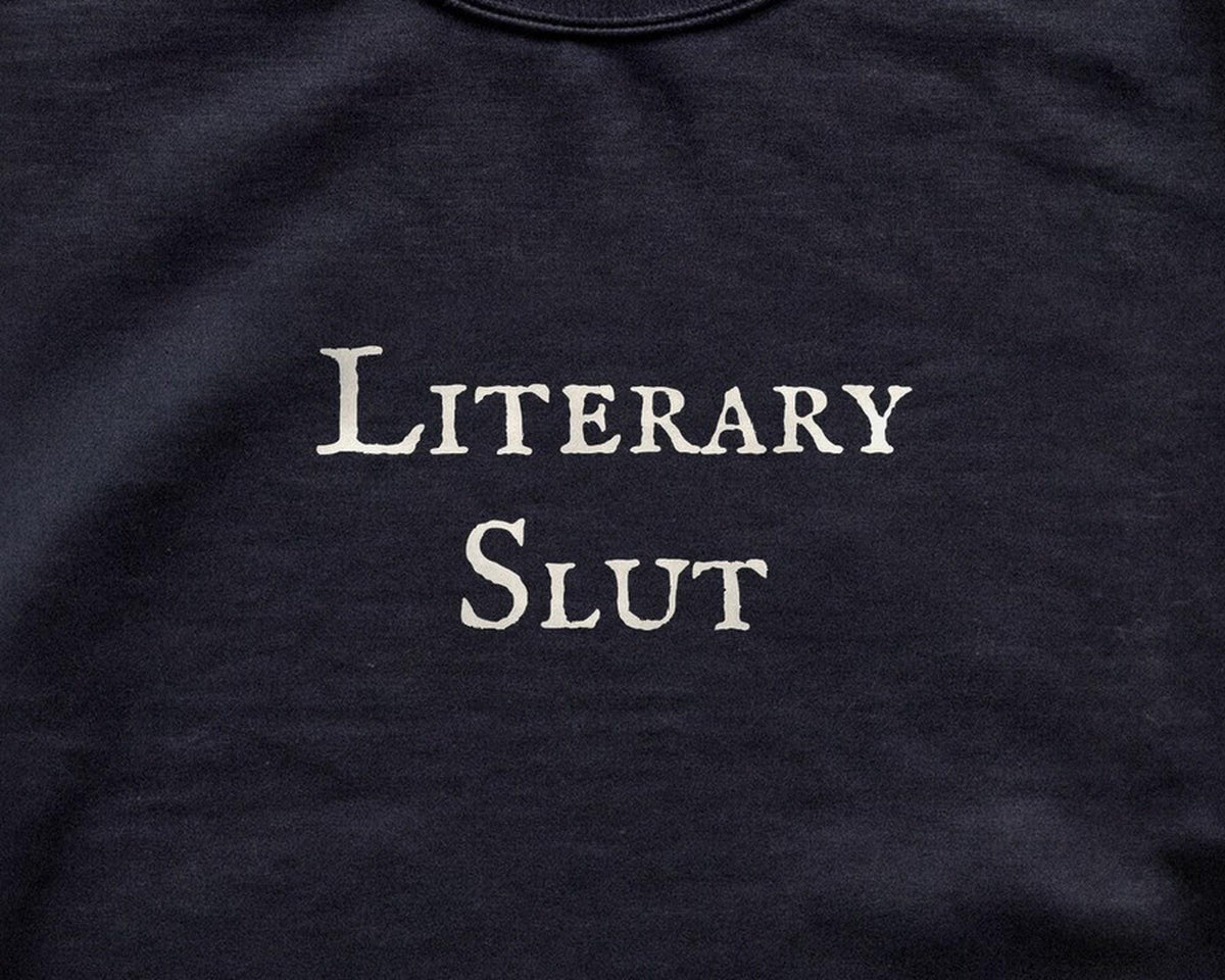 Literary Slut Crewneck Sweatshirt, Spicy Bookish