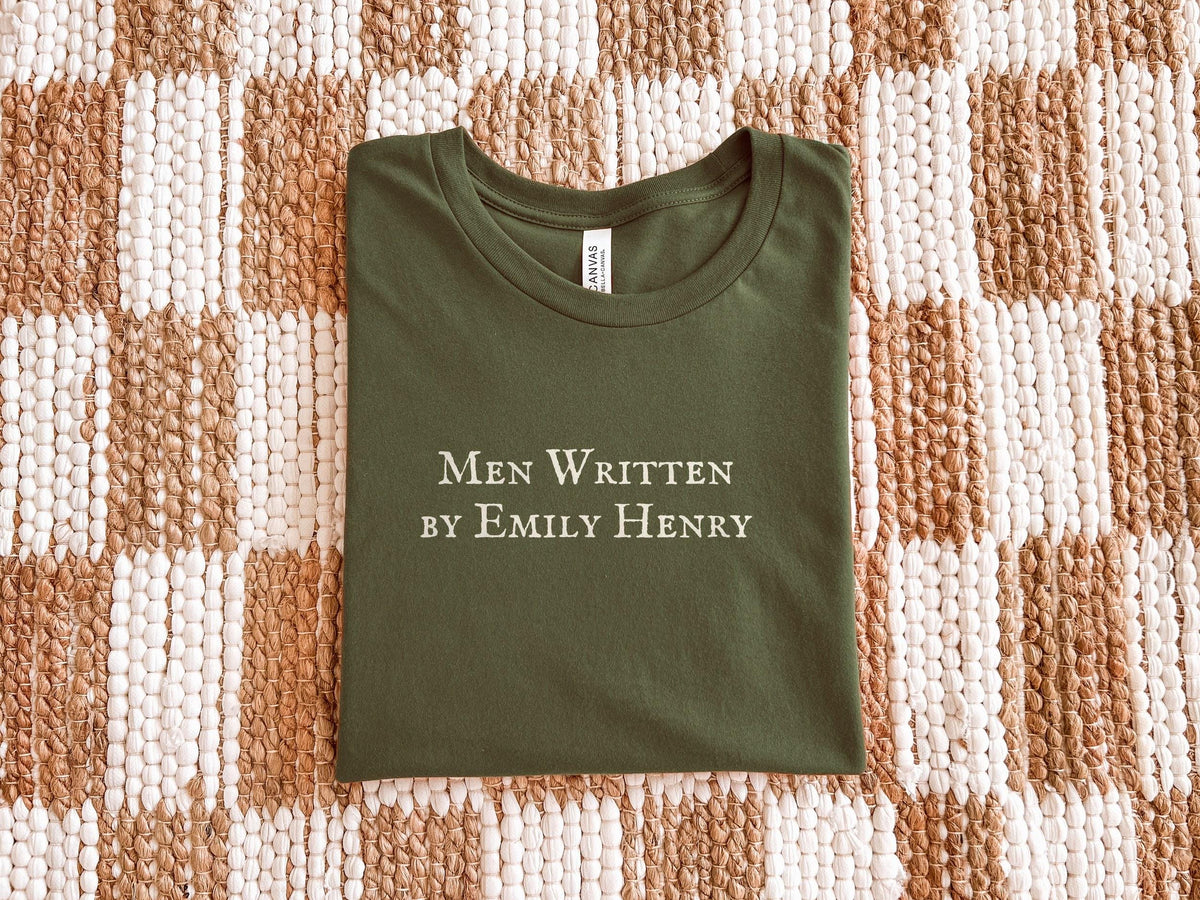 Men Written by Emily Henry | Bella Canvas T-Shirt