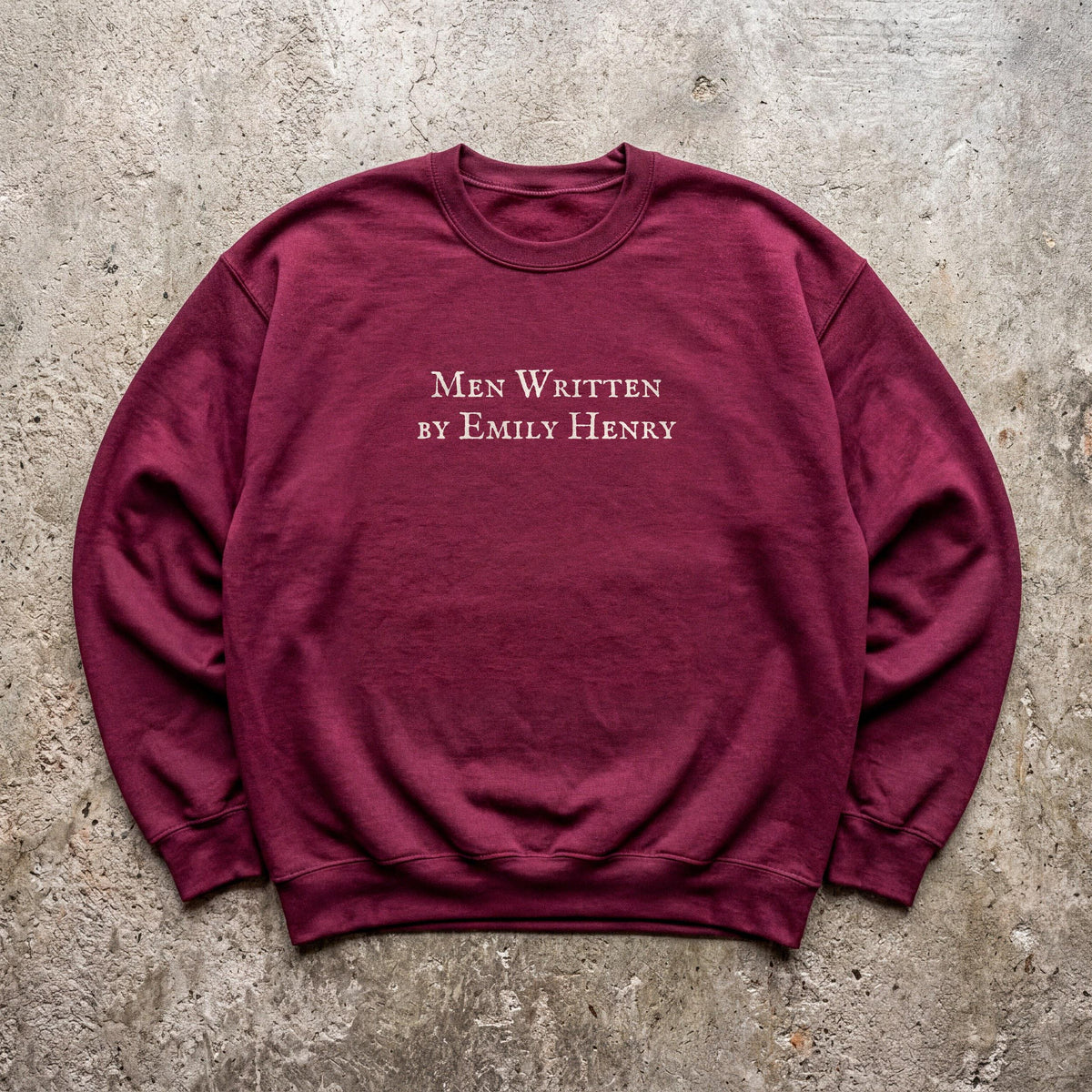 Men Written by Emily Henry | Crewneck Sweatshirt