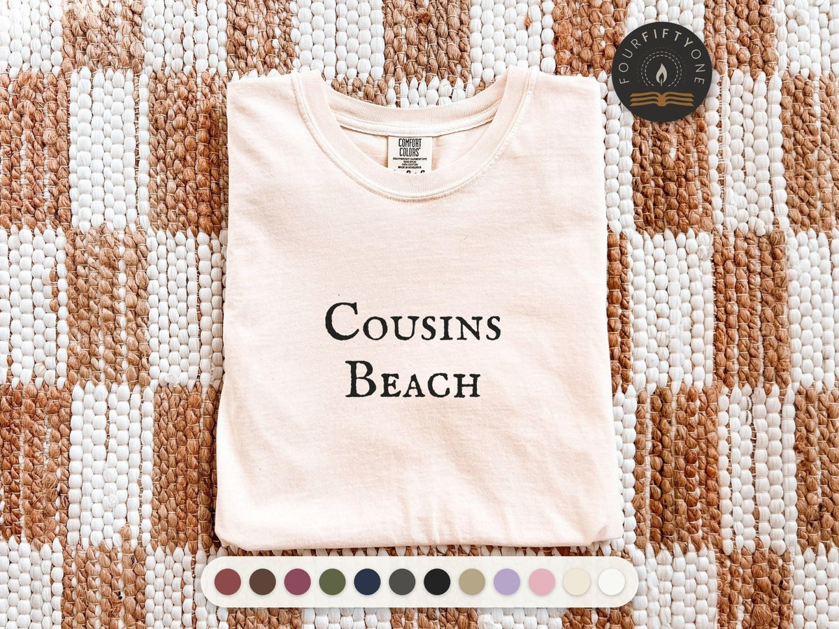 Cousins Beach | The Summer I Turned Pretty | Comfort Colors T-Shirt, Garment-Dyed Cotton - FOURFIFTYONE