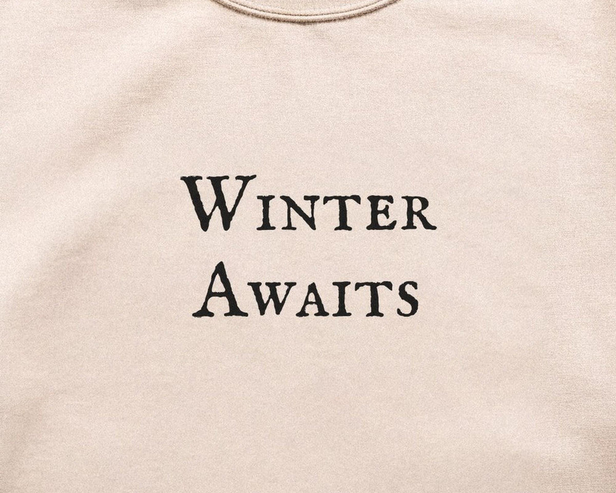 Winter Awaits Crewneck Sweatshirt, Cozy Bookish