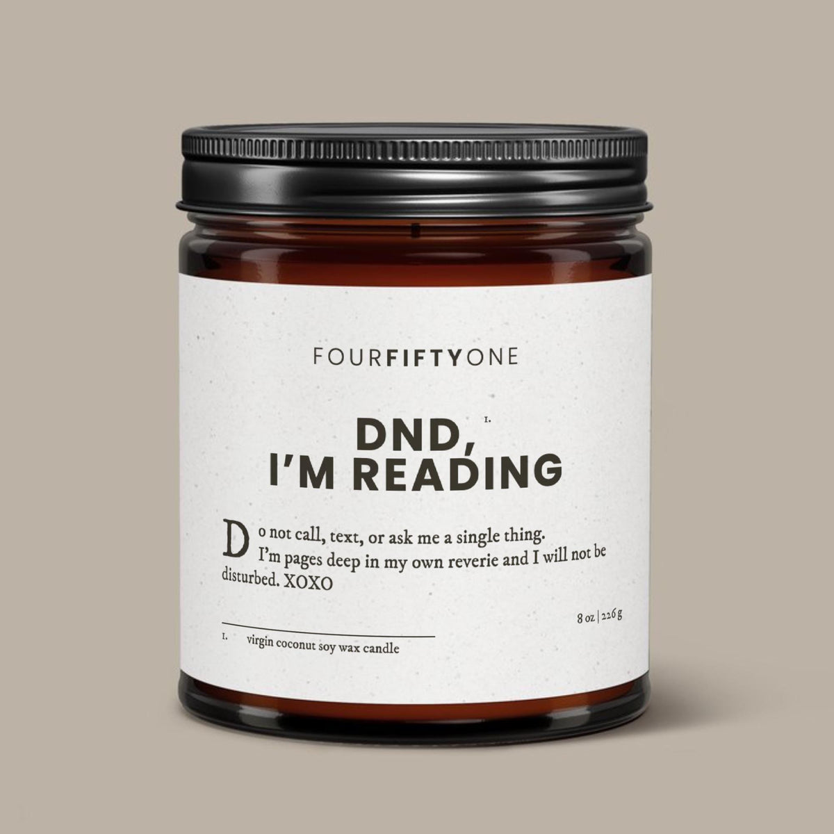 DND I'm Reading - 8oz candle - Candle - FOURFIFTYONE