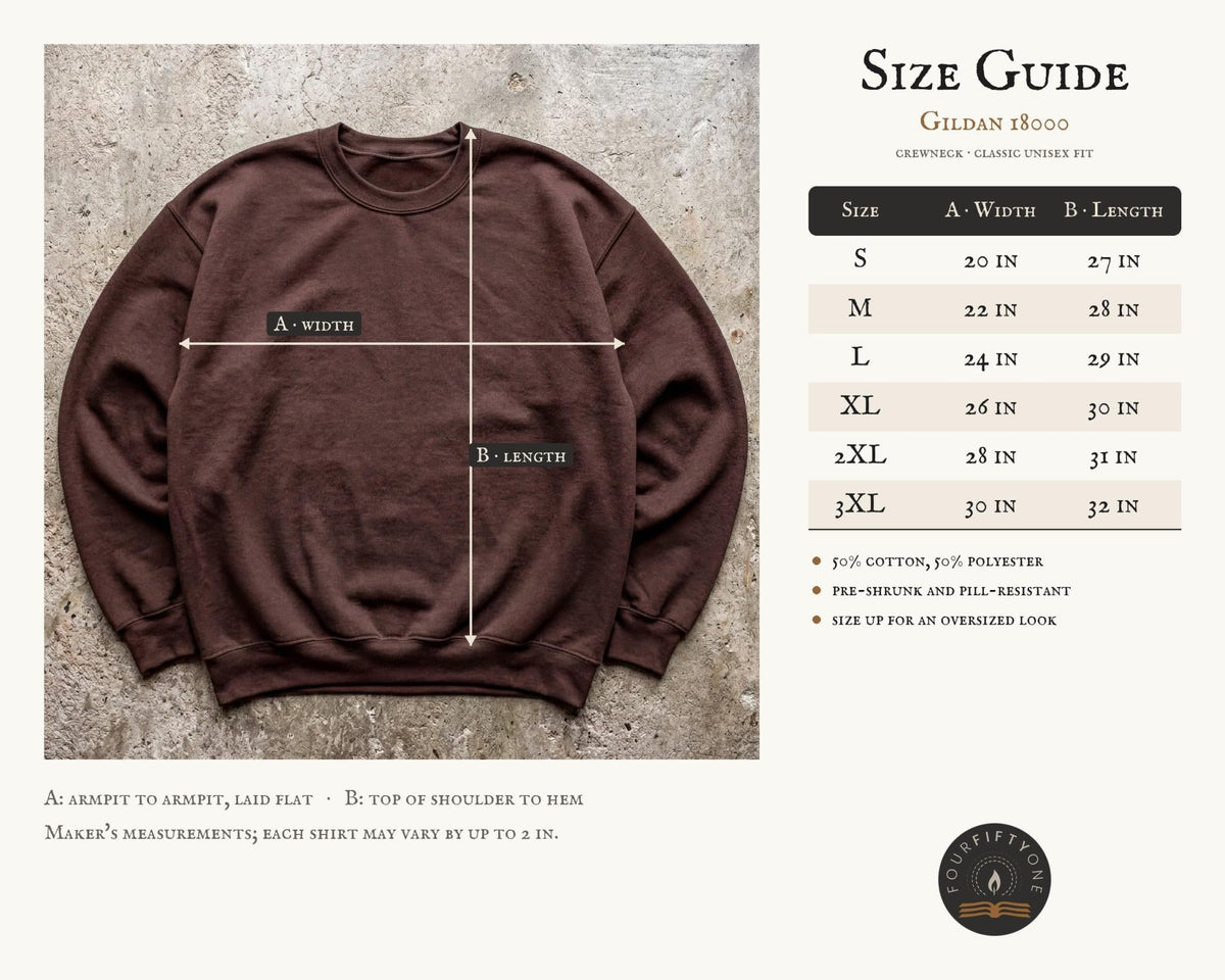 DNF Before Death Crewneck Sweatshirt, Funny Bookish Cotton Blend Fleece - FOURFIFTYONE