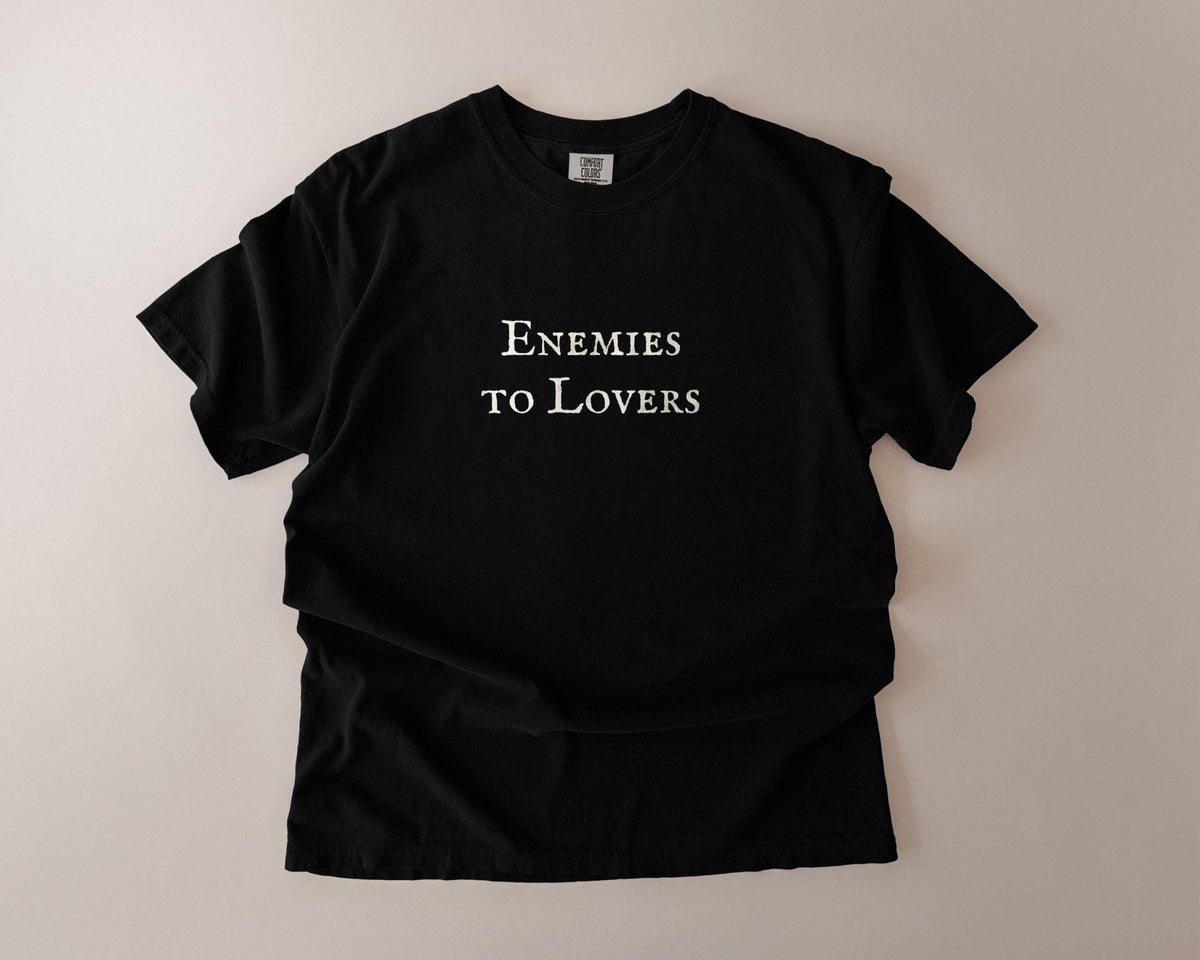 Enemies to Lovers Comfort Colors T-Shirt, Romance Reader Garment-Dyed Cotton - FOURFIFTYONE