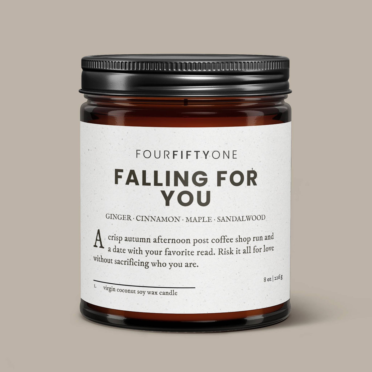 Falling for You - 8oz candle - Candle - FOURFIFTYONE