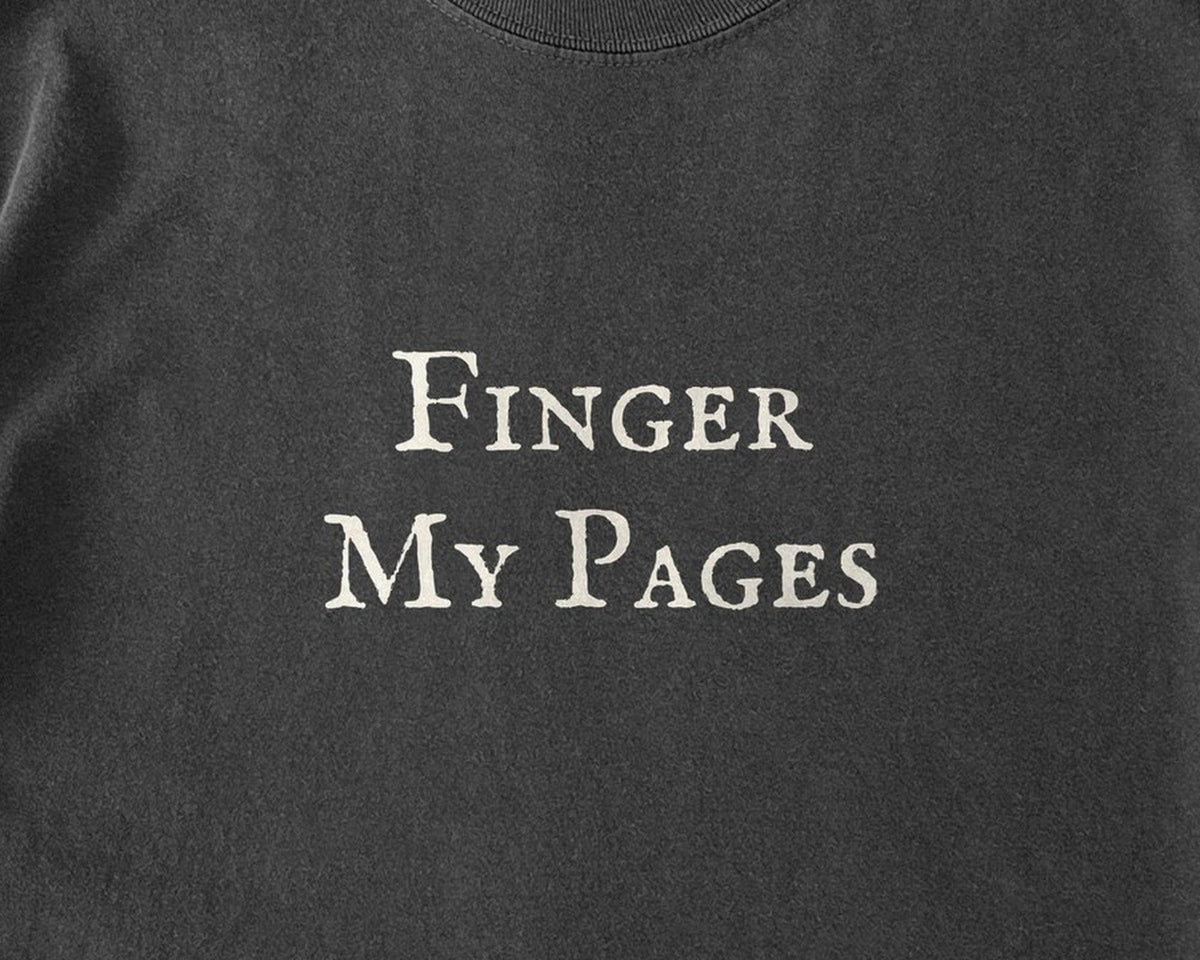 Finger My Pages Comfort Colors T-Shirt, Spicy Bookish Garment-Dyed Cotton - Shirt - FOURFIFTYONE