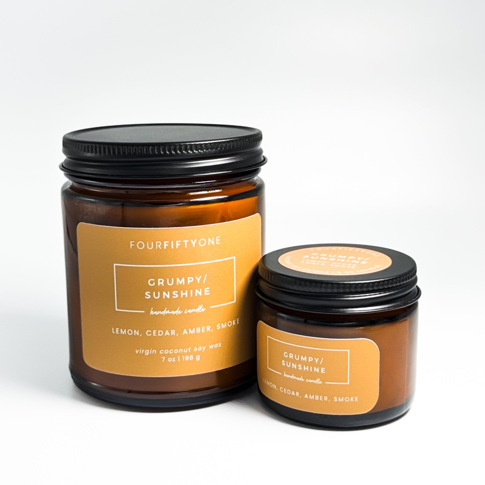 Grumpy / Sunshine - mini candle - Candle - FOURFIFTYONE