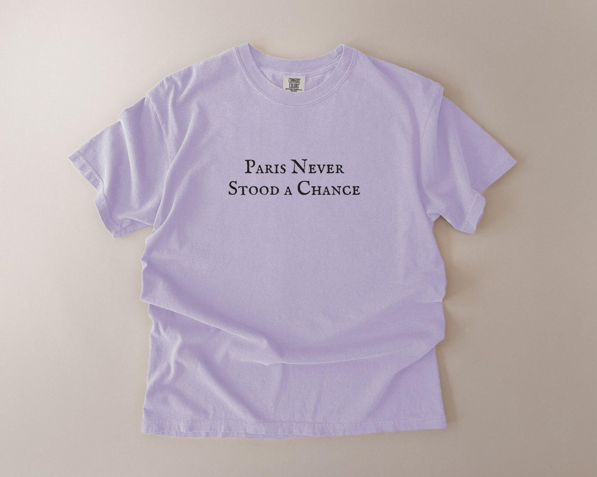 Paris Never Stood a Chance | The Summer I Turned Pretty | Comfort Colors T-Shirt - FOURFIFTYONE