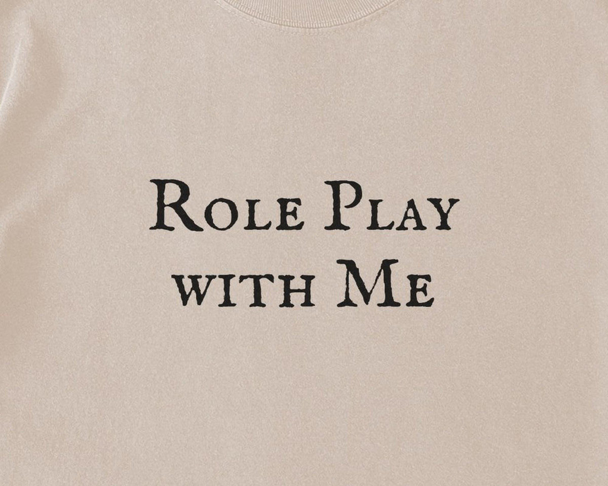 Role Play with Me Comfort Colors T-Shirt, Spicy Bookish Garment-Dyed Cotton - FOURFIFTYONE
