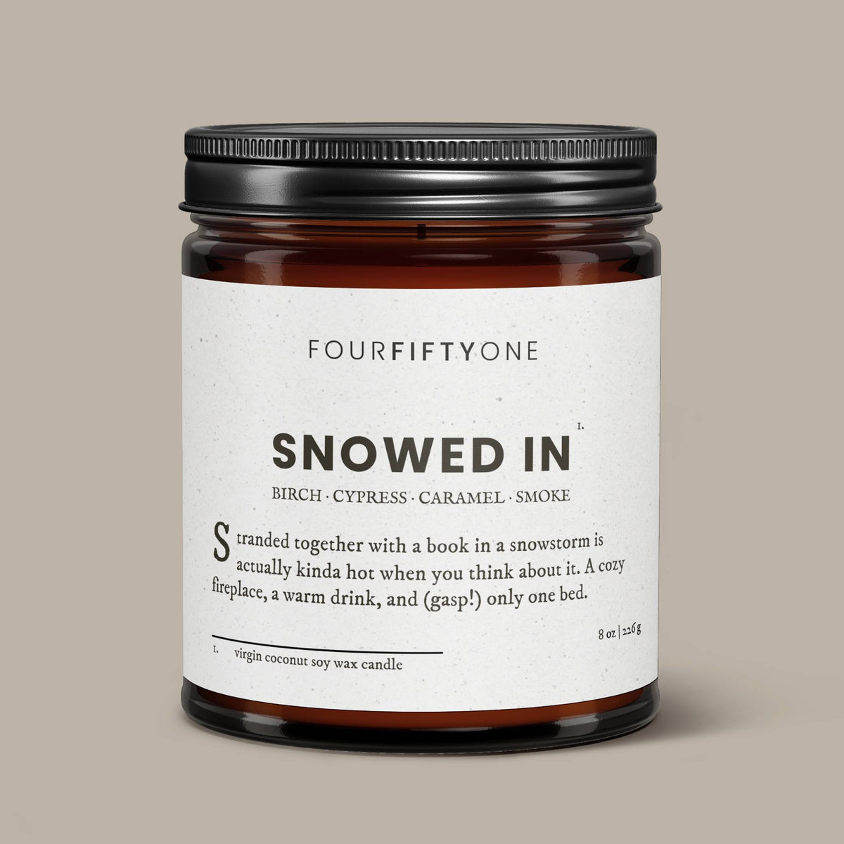 Snowed In - 8oz candle - Candle - FOURFIFTYONE
