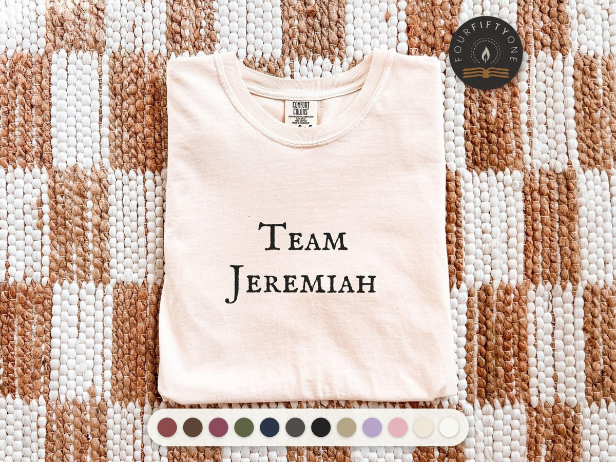 Team Jeremiah | The Summer I Turned Pretty | Comfort Colors T-Shirt, Garment-Dyed Cotton - FOURFIFTYONE