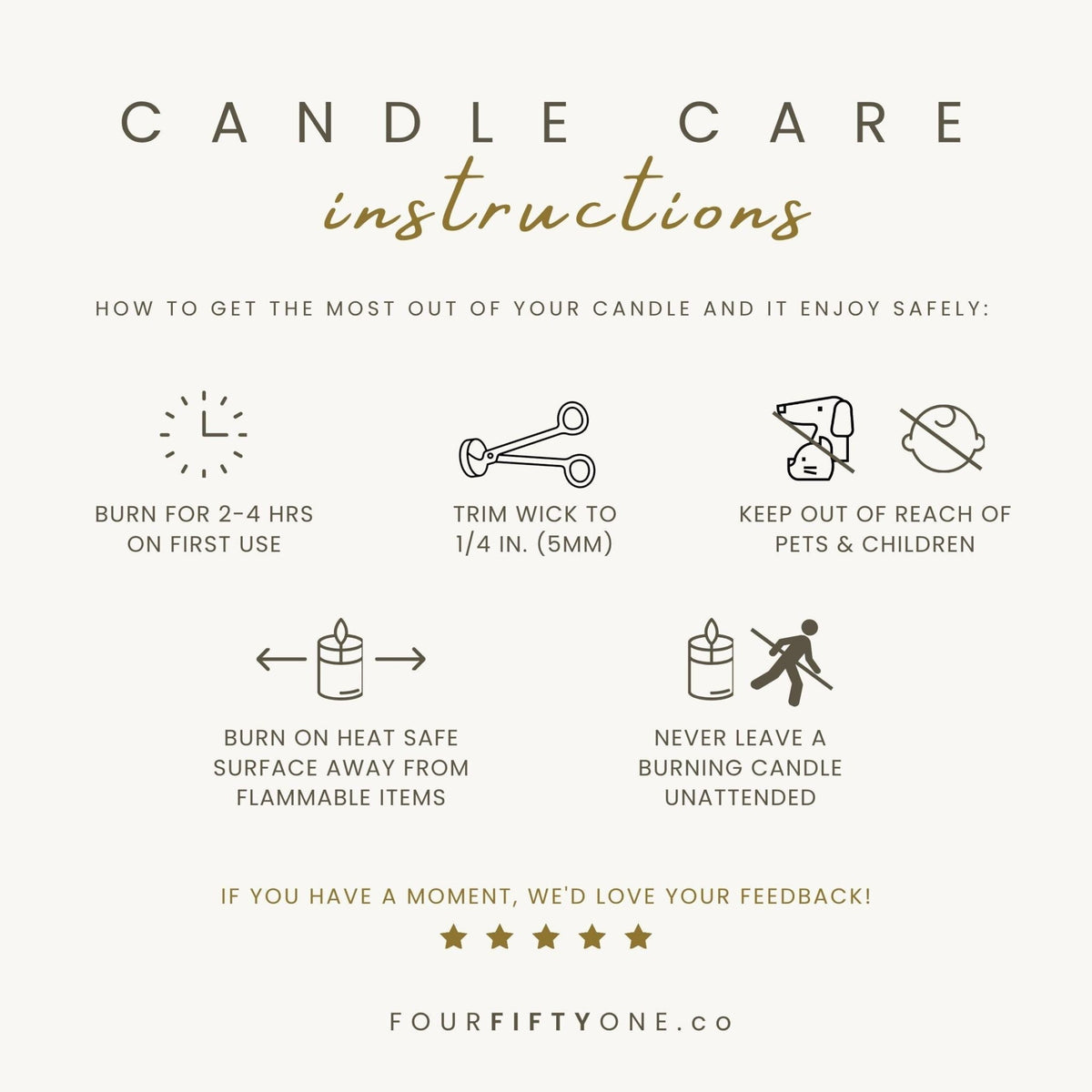 Winter Awaits - 8oz candle - Candle - FOURFIFTYONE