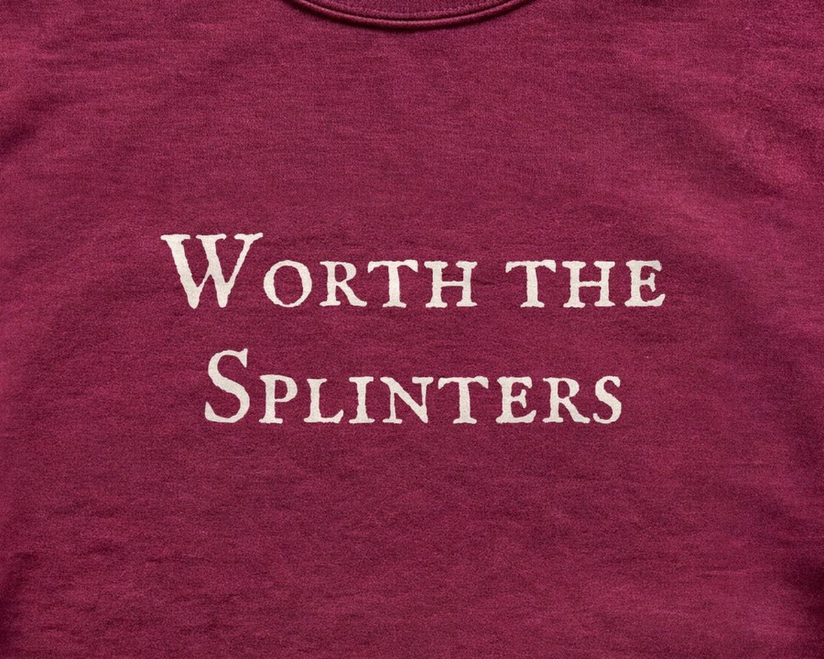 Worth the Splinters | Wicker Movie | Crewneck Sweatshirt, Cotton Blend Fleece - FOURFIFTYONE